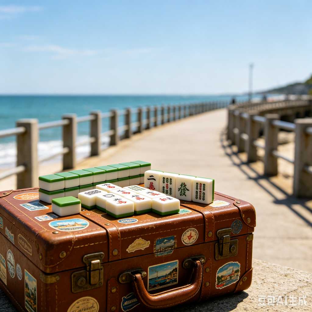decorative text mahjong set
