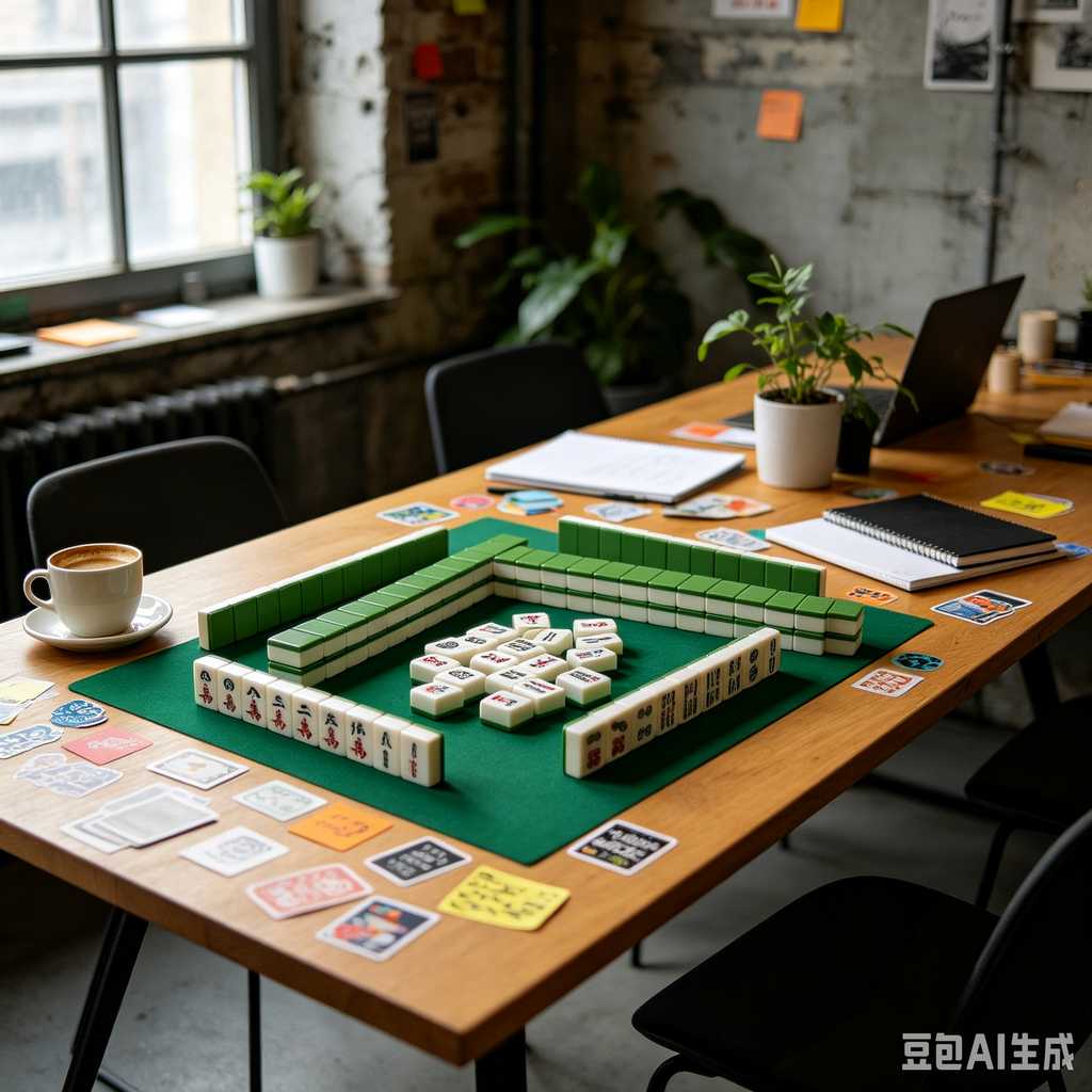 hand crafted mahjong set